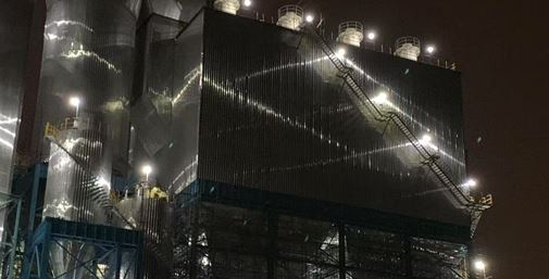 沙河市鸿昇玻璃有限公司干法烟气脱硫除尘系统